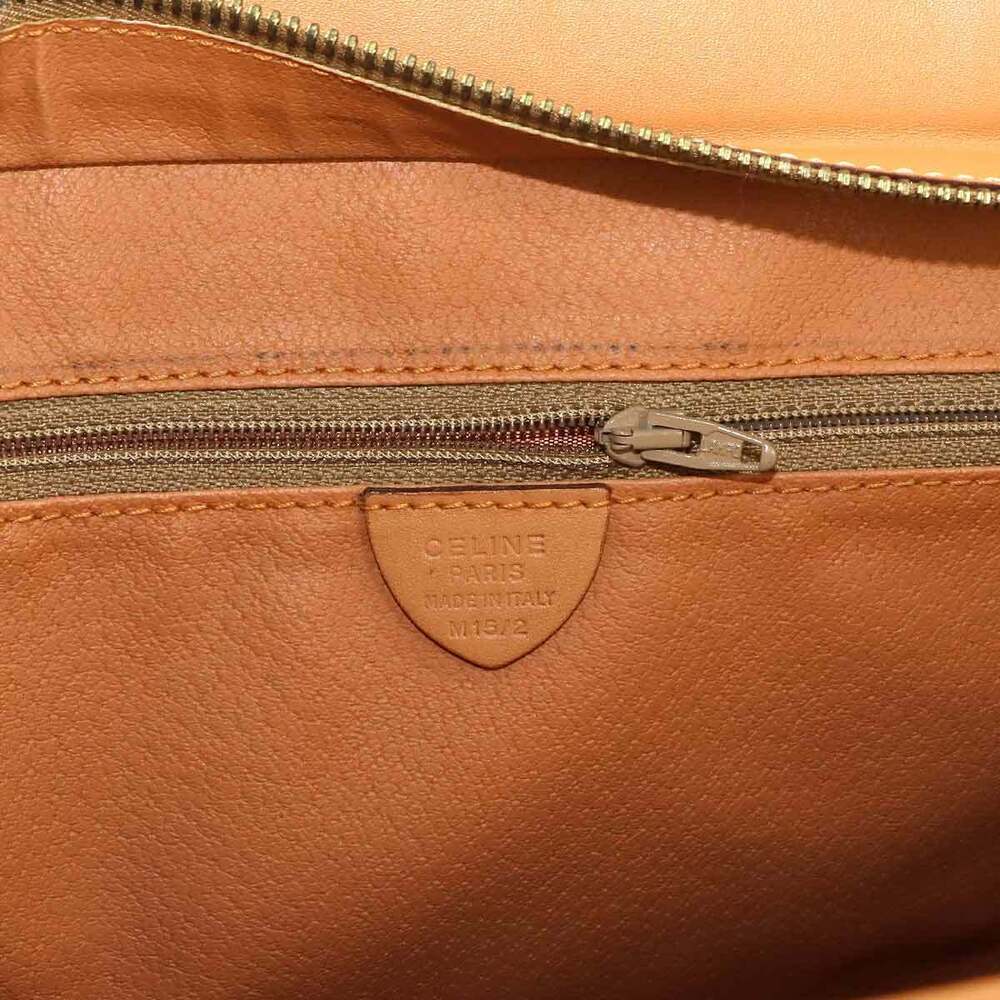 Celine Macadam Shoulder Bag Leather Brown - Picture 7 of 8